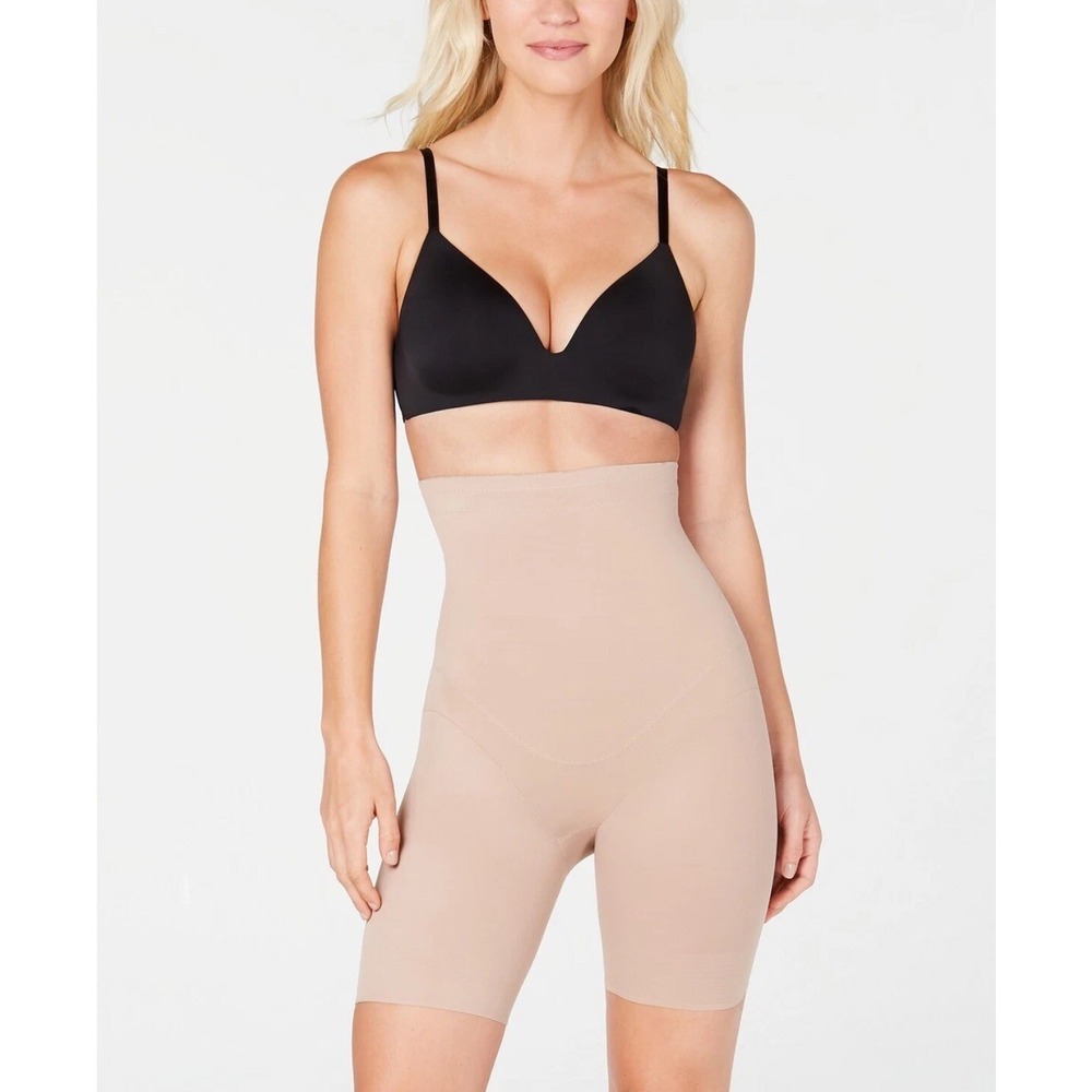 Miraclesuit Instant Tummy Tuck Extra Firm High-Waist Thigh Nude Slimmer Size M